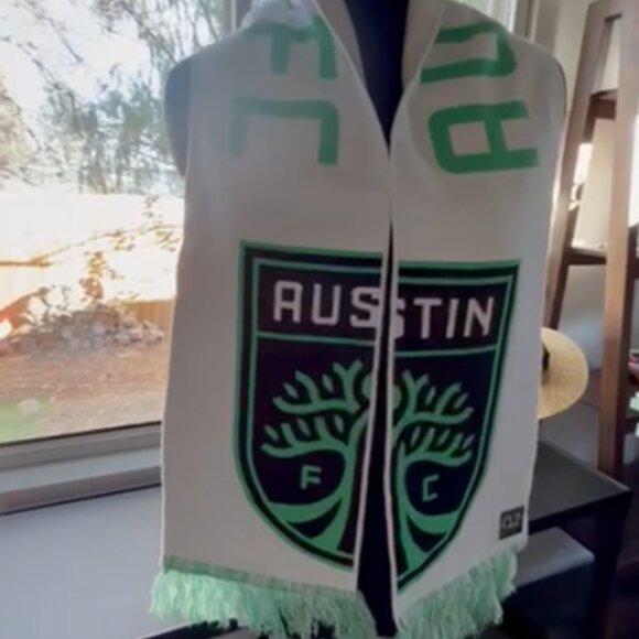 Austin FC 2021 Inaugural Supporter Bundle Scarf Hat Pin MLS Collectible Set - Picture 3 of 12